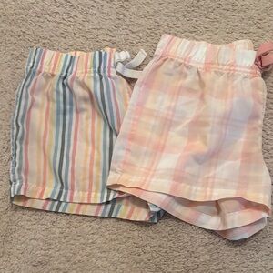 Old Navy Kids Pajama Shorts - Striped and Plaid